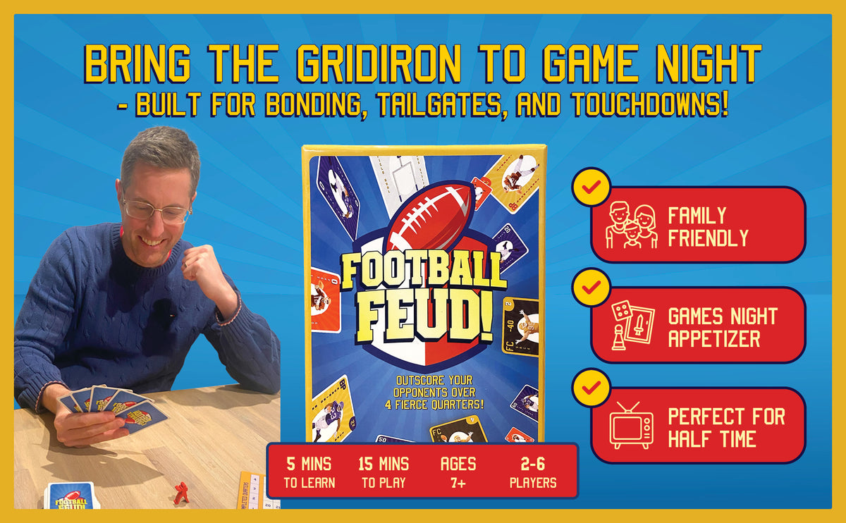 FOOTBALL FEUD! (NEW- NOW AVAILABLE)