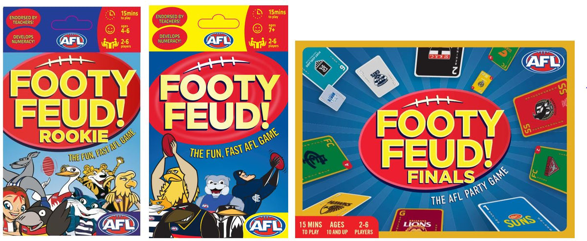 FOOTY FEUD FULL BUNDLE- ALL 3 GAMES