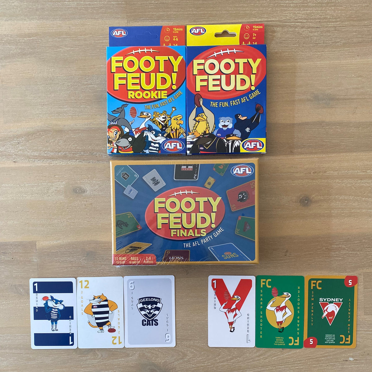 FOOTY FEUD FULL BUNDLE- ALL 3 GAMES