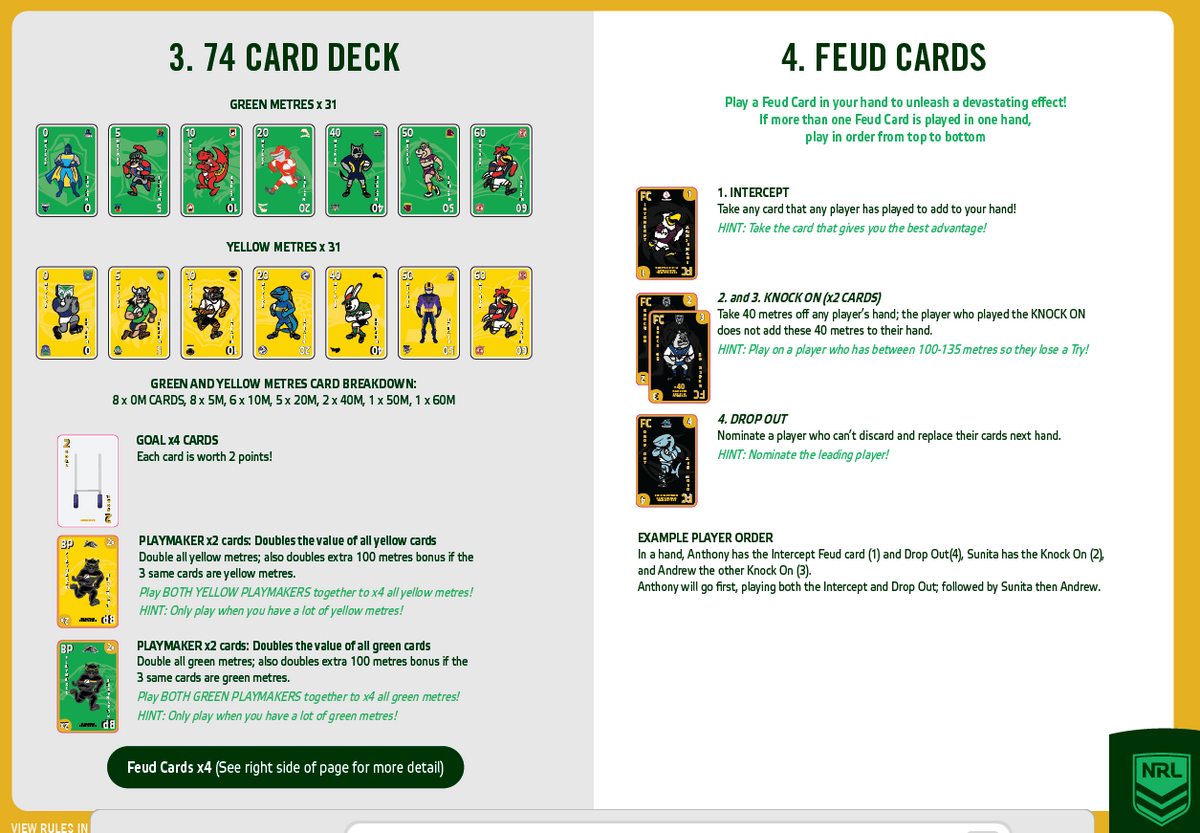 NRL- FOOTY FEUD! ROOKIE